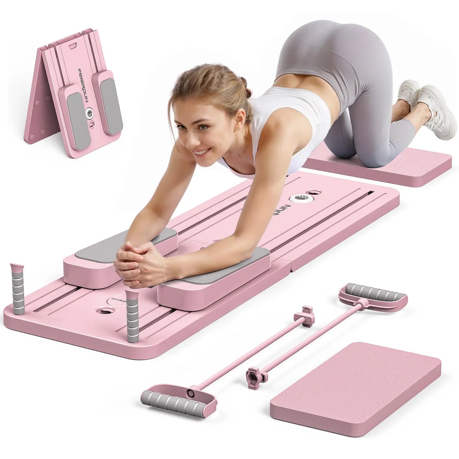 Pilates & Yoga With Harna - Foldable Pilates Board Multifunction Abdominal Core
