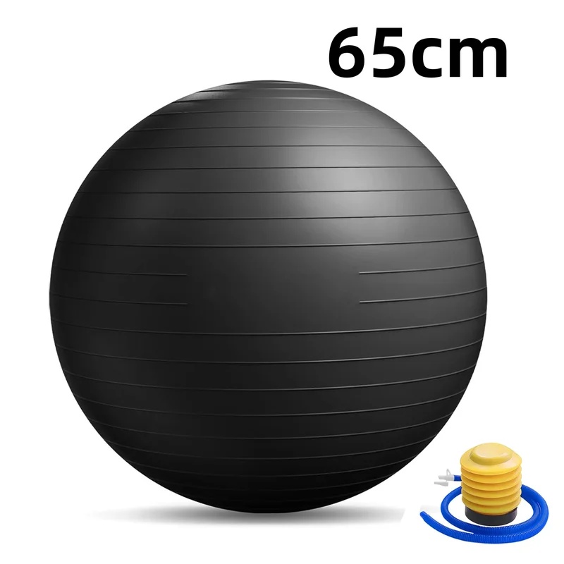 Anti-Burst Yoga Ball with Pump - Pilates Yoga Shoes review and price