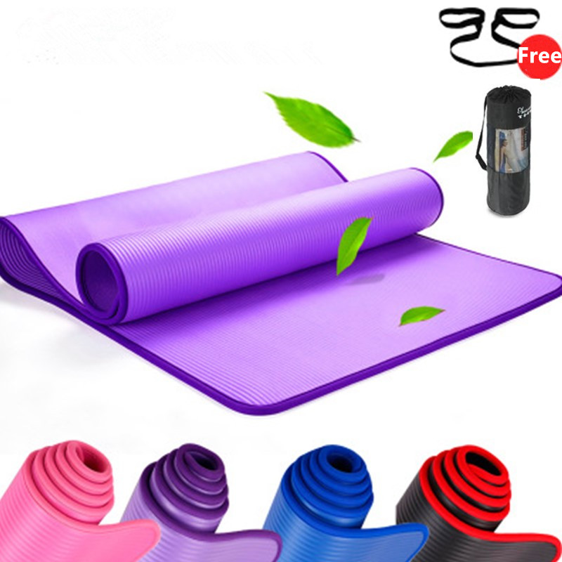 10mm Non-Slip Yoga Mat 183cm*6 - Pilates Yoga Matte review and price