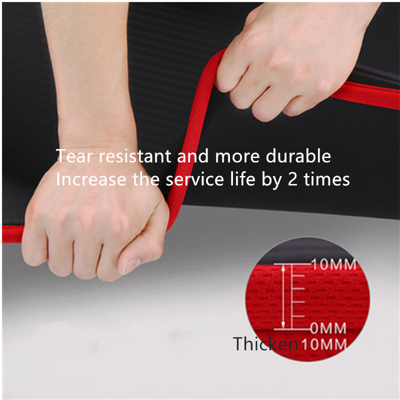 10mm Non-Slip Yoga Mat 183cm*6 - Pilates Yoga Matte review and price