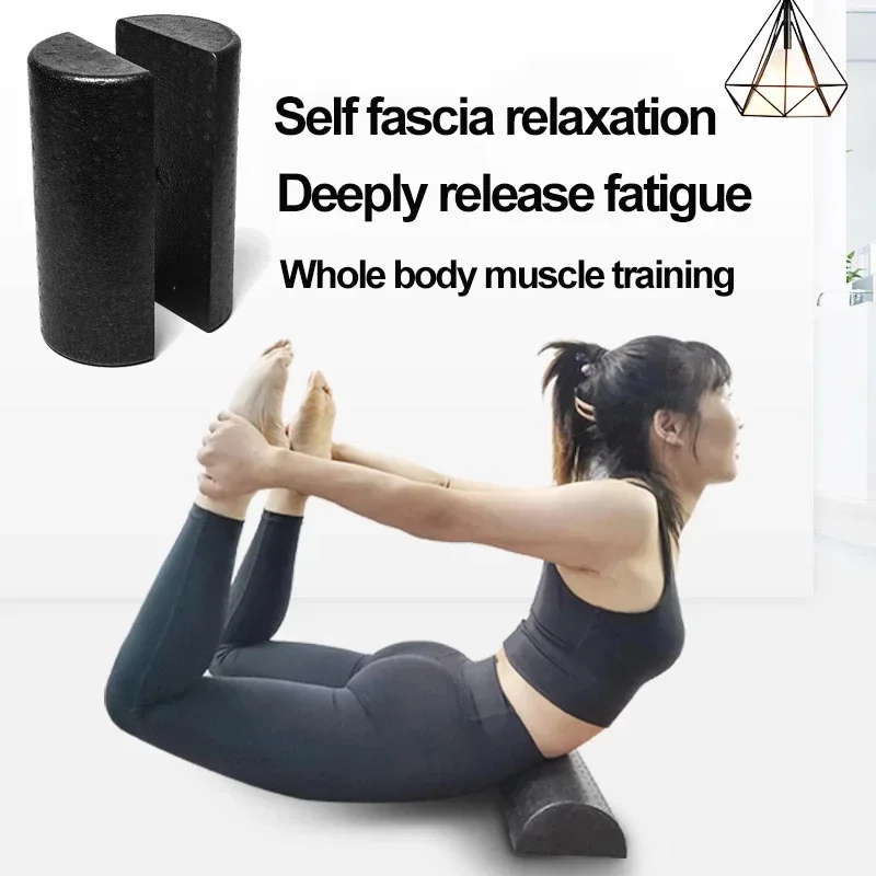 New Half Round Epp Foam Roller - Pilates Yoga Block Exercises review and price