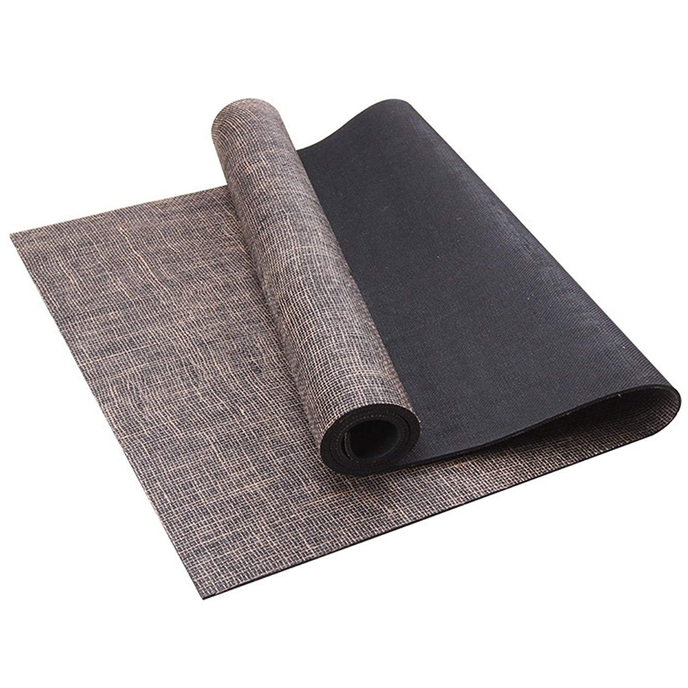 Natural Rubber Jute Yoga Mat,E - Pilates Yoga Machine review and price