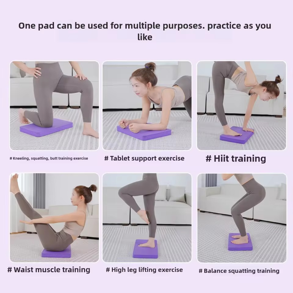 1pc Non‑Slip Foam Balance Pad, - Pilates Yoga Matte review and price