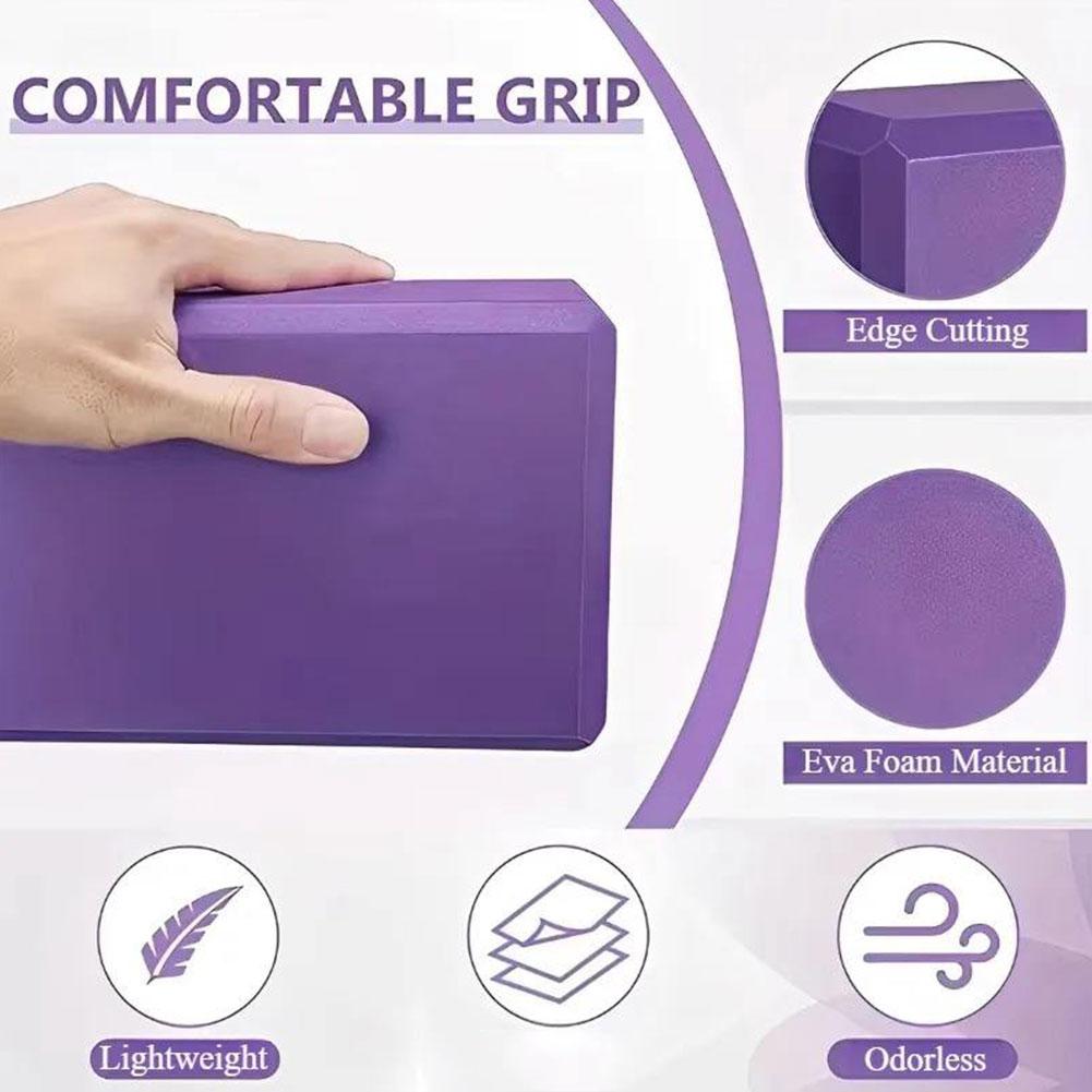 Dance Yoga Blocks Gym Foam Bri - Pilates Yoga Block Exercises review and price