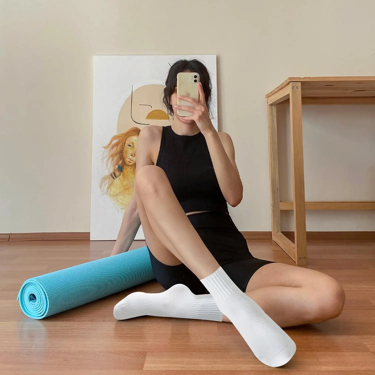 4 pairs of women's yoga socks, - Pilates & Yoga With Harna review and price