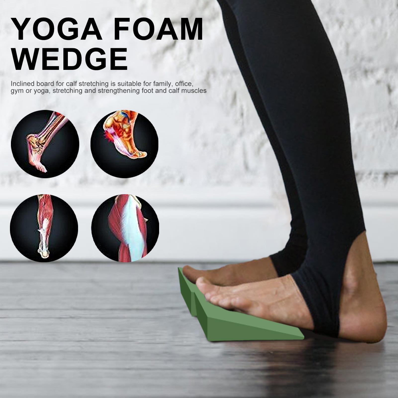 1Pairs Yoga Wedge Blocks EVA F - Pilates Yoga Block Exercises review and price