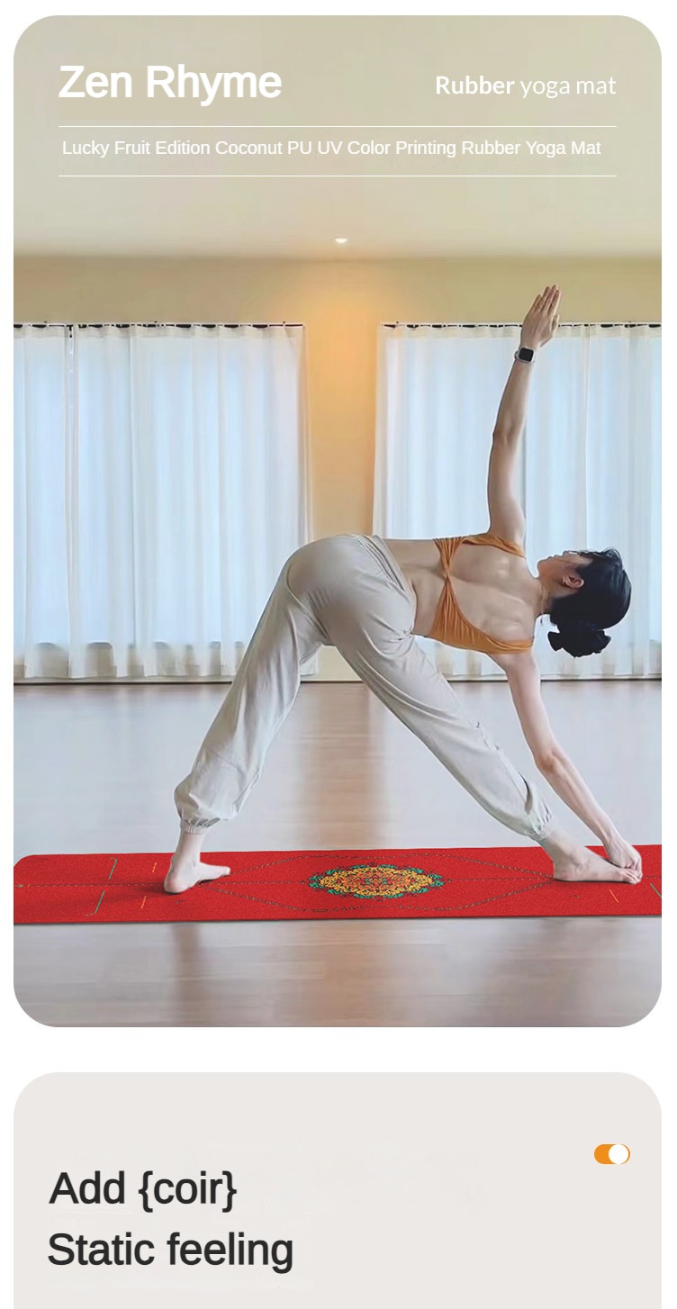 Zen Rhyme Frosted Pu Natural R - Pilates Yoga Matte review and price