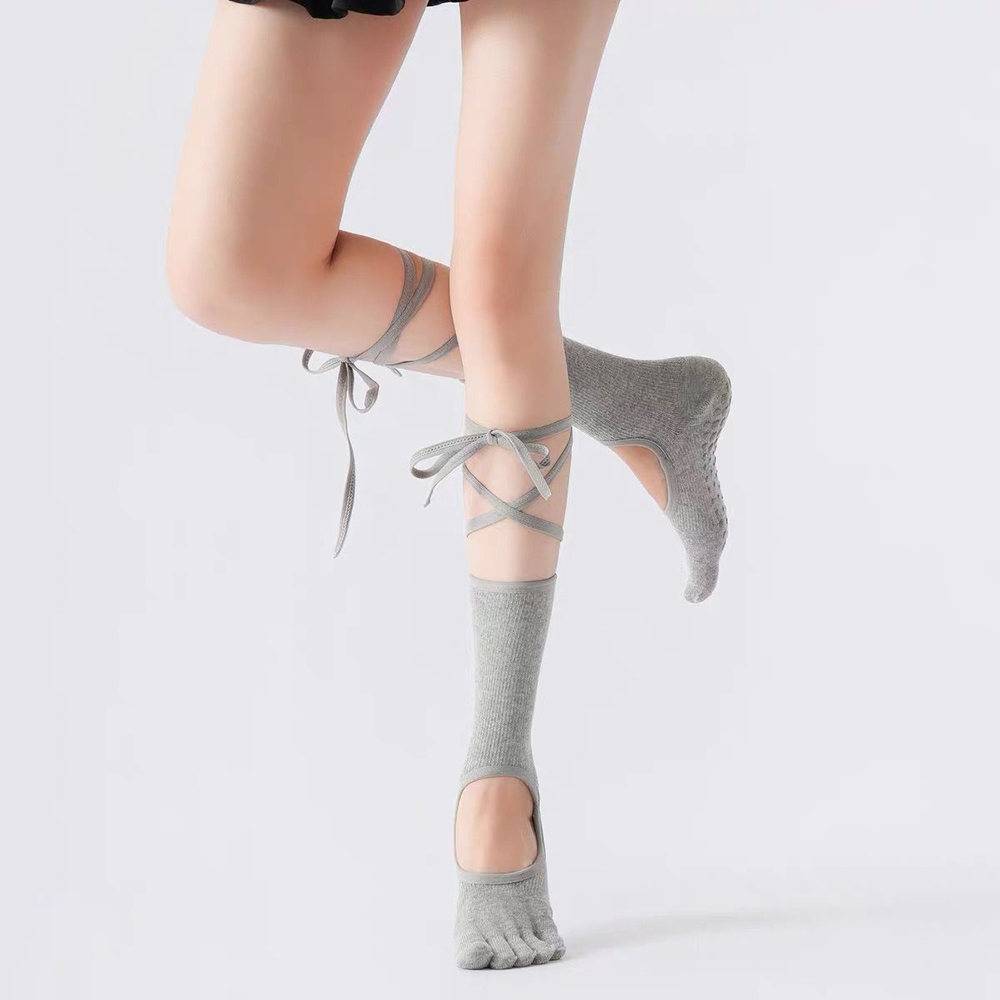 Lace-up Ballet Yoga Socks Wome - Pilates & Yoga With Harna review and price