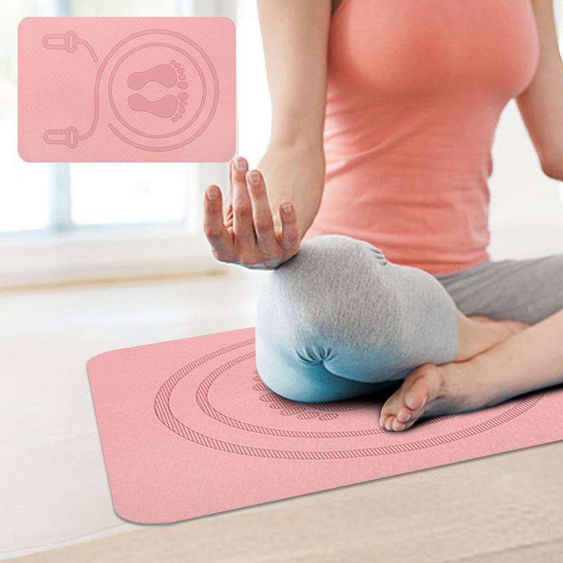 6mm Jump Rope Mat TPE Material - Pilates Yoga Matte review and price