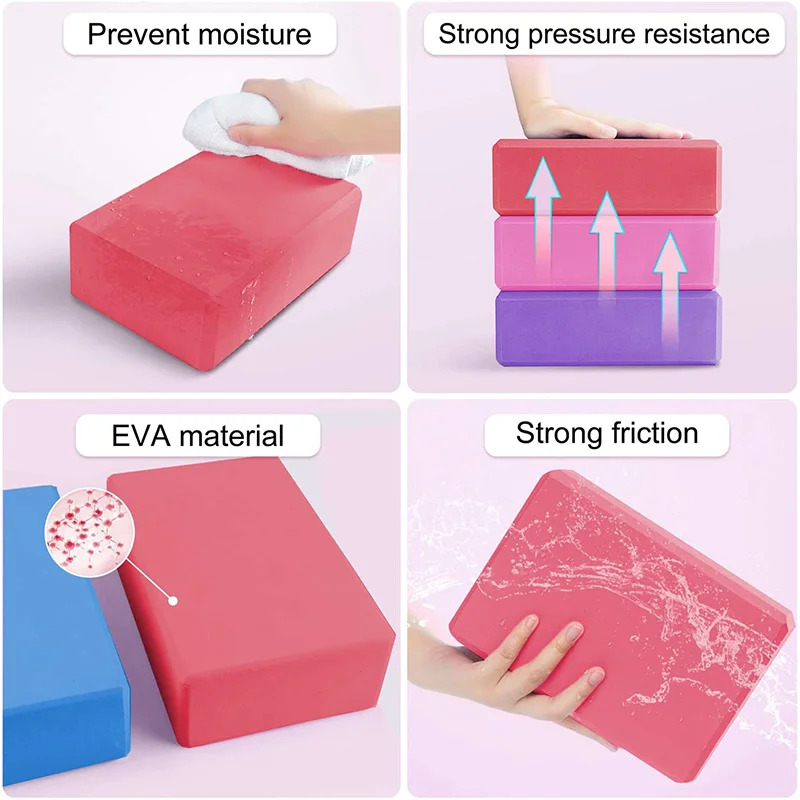 Yoga Building Blocks Cubes Pil - Pilates Yoga Block Exercises review and price